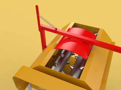 COCONUT DEHUSKER PEELING MACHINE PEELER TOOL REMOVAL SKIN FRUIT 3D Model
