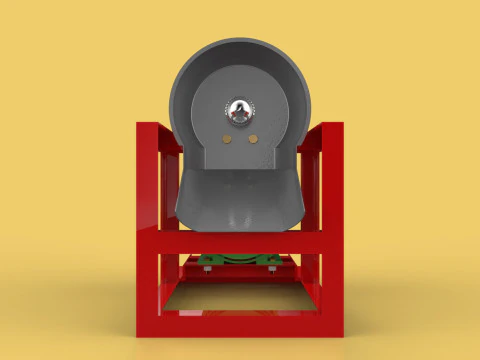 COCONUT GRATING MACHINE GRATER SHREDDER SCRAPER CHOPPER CRUSHER 3D Model