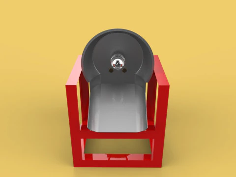 COCONUT GRATING MACHINE GRATER SHREDDER SCRAPER CHOPPER CRUSHER 3D Model