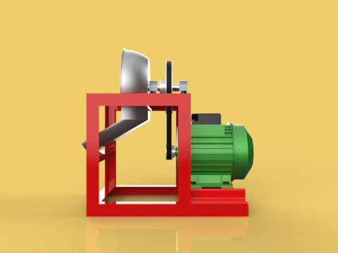 COCONUT GRATING MACHINE GRATER SHREDDER SCRAPER CHOPPER CRUSHER 3D Model