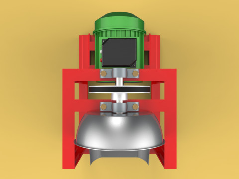 COCONUT GRATING MACHINE GRATER SHREDDER SCRAPER CHOPPER CRUSHER 3Dモデル