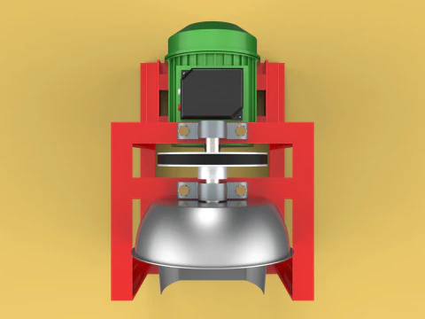 COCONUT GRATING MACHINE GRATER SHREDDER SCRAPER CHOPPER CRUSHER 3D Model