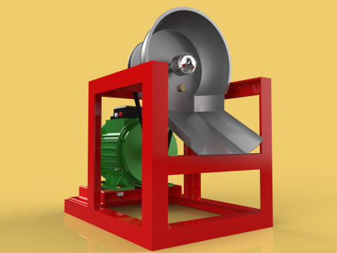 COCONUT GRATING MACHINE GRATER SHREDDER SCRAPER CHOPPER CRUSHER 3Dモデル