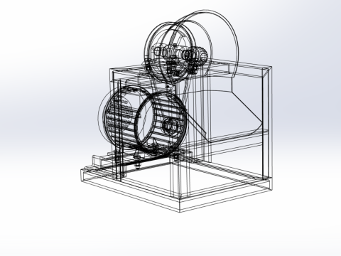 COCONUT GRATING MACHINE GRATER SHREDDER SCRAPER CHOPPER CRUSHER 3Dモデル