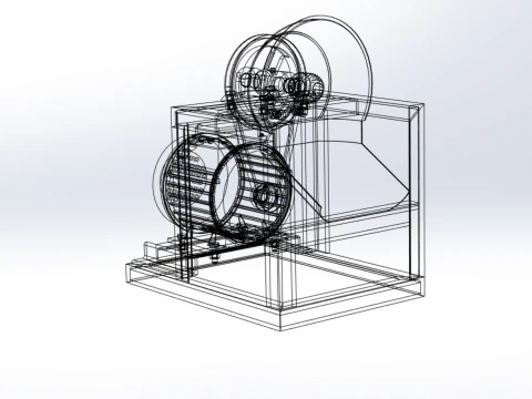 COCONUT GRATING MACHINE GRATER SHREDDER SCRAPER CHOPPER CRUSHER 3D Model