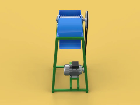 ORGANIC WASTE SHREDDER CRUSHER VEGETABLE COCOPEAT GRIND MACHINE 3D Model