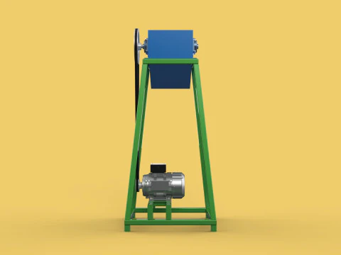 ORGANIC WASTE SHREDDER CRUSHER VEGETABLE COCOPEAT GRIND MACHINE 3D Model