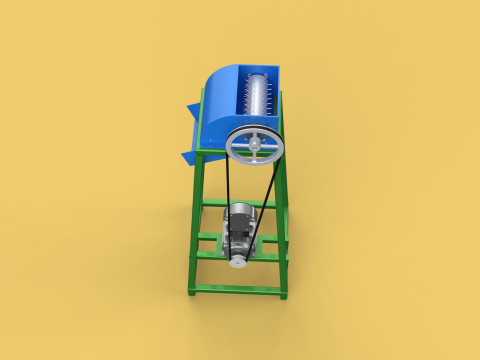 ORGANIC WASTE SHREDDER CRUSHER VEGETABLE COCOPEAT GRIND MACHINE Modelo 3D