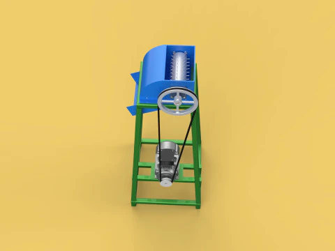 ORGANIC WASTE SHREDDER CRUSHER VEGETABLE COCOPEAT GRIND MACHINE 3D Model