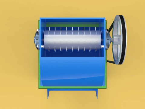 ORGANIC WASTE SHREDDER CRUSHER VEGETABLE COCOPEAT GRIND MACHINE 3D Model