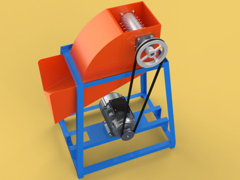 WASTE CRUSHER ORGANIC VEGETABLE COCOPEAT GRINDER MACHINE 3D Model