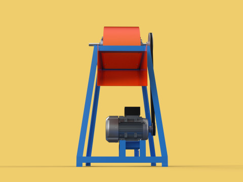 WASTE CRUSHER ORGANIC VEGETABLE COCOPEAT GRINDER MACHINE 3D Модель