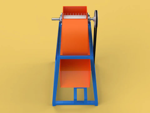WASTE CRUSHER ORGANIC VEGETABLE COCOPEAT GRINDER MACHINE 3D Model