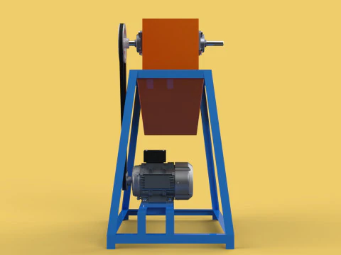 WASTE CRUSHER ORGANIC VEGETABLE COCOPEAT GRINDER MACHINE 3D Model