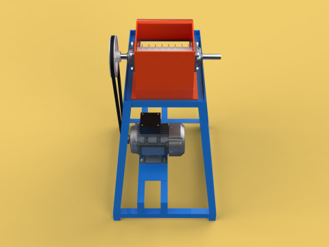 WASTE CRUSHER ORGANIC VEGETABLE COCOPEAT GRINDER MACHINE 3D Модель