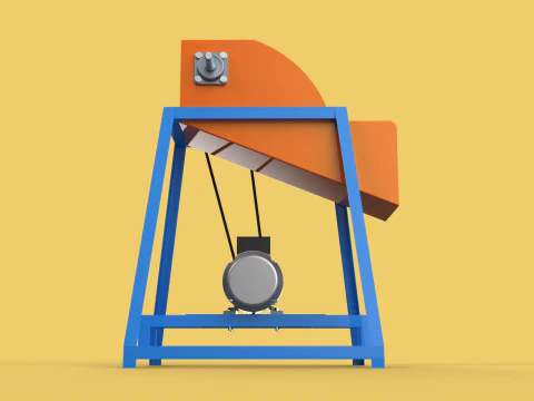 WASTE CRUSHER ORGANIC VEGETABLE COCOPEAT GRINDER MACHINE 3D Model