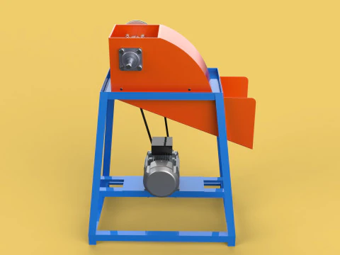 WASTE CRUSHER ORGANIC VEGETABLE COCOPEAT GRINDER MACHINE 3D Model