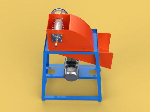 WASTE CRUSHER ORGANIC VEGETABLE COCOPEAT GRINDER MACHINE 3D Модель