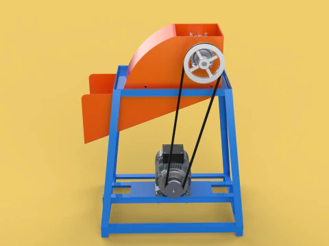 WASTE CRUSHER ORGANIC VEGETABLE COCOPEAT GRINDER MACHINE 3D Model