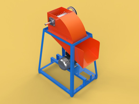 WASTE CRUSHER ORGANIC VEGETABLE COCOPEAT GRINDER MACHINE 3D Модель