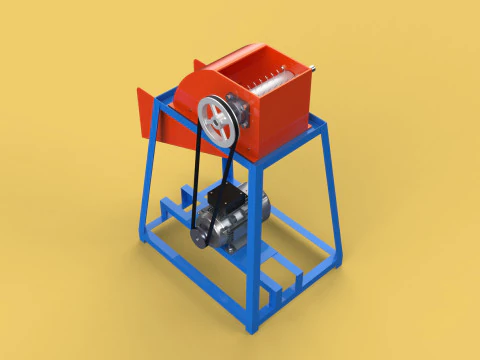 WASTE CRUSHER ORGANIC VEGETABLE COCOPEAT GRINDER MACHINE 3D Model