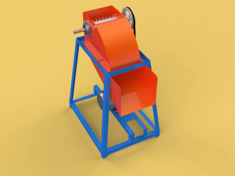 WASTE CRUSHER ORGANIC VEGETABLE COCOPEAT GRINDER MACHINE 3D Model