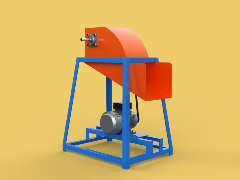 WASTE CRUSHER ORGANIC VEGETABLE COCOPEAT GRINDER MACHINE 3D Модель