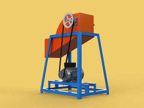 WASTE CRUSHER ORGANIC VEGETABLE COCOPEAT GRINDER MACHINE 3D Модель