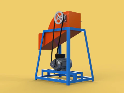 WASTE CRUSHER ORGANIC VEGETABLE COCOPEAT GRINDER MACHINE 3D Model