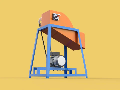 WASTE CRUSHER ORGANIC VEGETABLE COCOPEAT GRINDER MACHINE 3D Model
