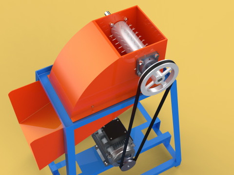 WASTE CRUSHER ORGANIC VEGETABLE COCOPEAT GRINDER MACHINE 3D Модель