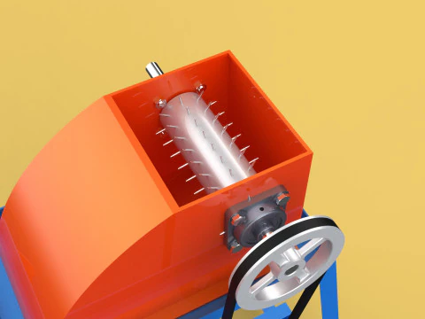 WASTE CRUSHER ORGANIC VEGETABLE COCOPEAT GRINDER MACHINE 3D Model