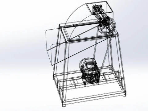 WASTE CRUSHER ORGANIC VEGETABLE COCOPEAT GRINDER MACHINE 3D Model