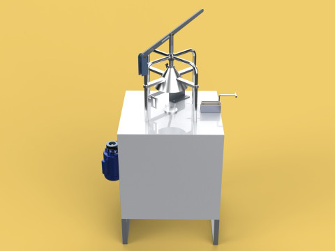 YOUNG GREEN COCONUT PEELING PEELER MACHINE CUT TOOL REMOVAL SKIN Modello 3D
