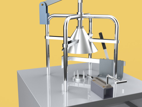YOUNG GREEN COCONUT PEELING PEELER MACHINE CUT TOOL REMOVAL SKIN Modello 3D