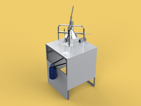 YOUNG GREEN COCONUT PEELING PEELER MACHINE CUT TOOL REMOVAL SKIN Modello 3D