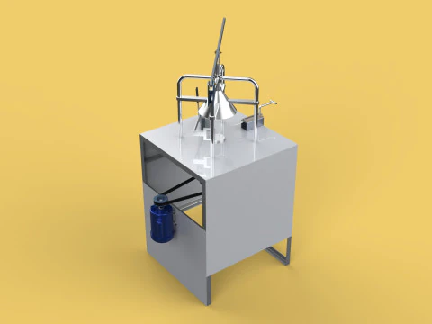 YOUNG GREEN COCONUT PEELING PEELER MACHINE CUT TOOL REMOVAL SKIN 3D Model
