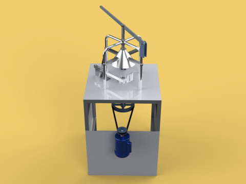 YOUNG GREEN COCONUT PEELING PEELER MACHINE CUT TOOL REMOVAL SKIN Modello 3D