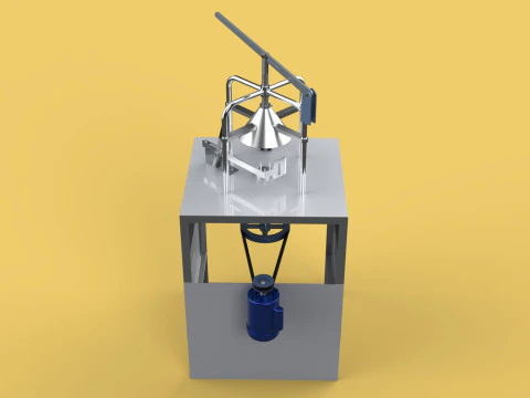 YOUNG GREEN COCONUT PEELING PEELER MACHINE CUT TOOL REMOVAL SKIN 3D Model