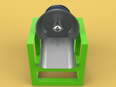 AUTOMATIC COCONUT GRATING MACHINE GRATER SCRAPER CHOPPER 3D मॉडल