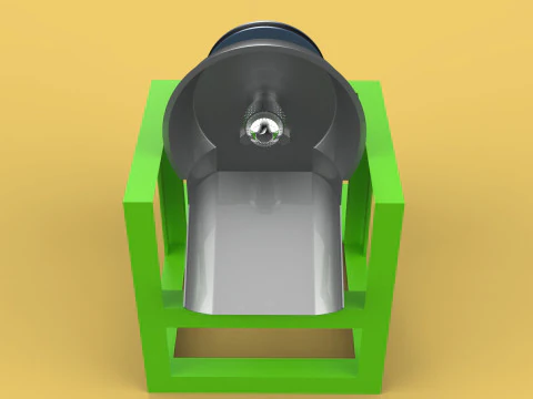 AUTOMATIC COCONUT GRATING MACHINE GRATER SCRAPER CHOPPER 3D Model