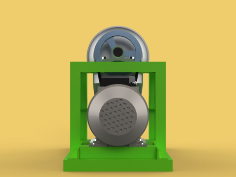 AUTOMATIC COCONUT GRATING MACHINE GRATER SCRAPER CHOPPER 3D मॉडल