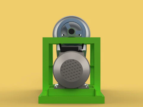 AUTOMATIC COCONUT GRATING MACHINE GRATER SCRAPER CHOPPER 3D Model