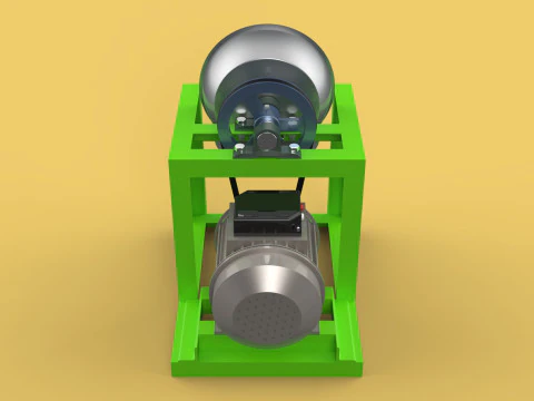 AUTOMATIC COCONUT GRATING MACHINE GRATER SCRAPER CHOPPER 3D Model