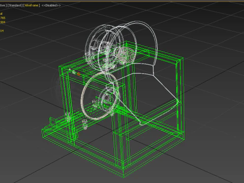 AUTOMATIC COCONUT GRATING MACHINE GRATER SCRAPER CHOPPER 3D Model