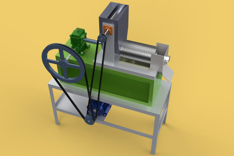 COCONUT MILK CREAM EXTRACTOR PRESS JUICER SHREDDER SQUEEZER Modelo 3D .c4d .max .obj .3ds .fbx .stl .blend