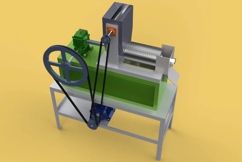 EXTRACTOR DE CREMA DE LECHE DE COCO PRENSA EXPRIMIDOR TRITURADORA Modelo 3D .c4d .max .obj .3ds .fbx .stl .blend 