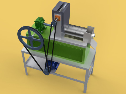 COCONUT MILK CREAM EXTRACTOR PRESS JUICER SHREDDER SQUEEZER 3D Model
