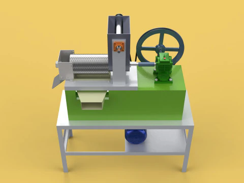 EXTRACTOR DE CREMA DE LECHE DE COCO PRENSA EXPRIMIDOR TRITURADORA Modelo 3D