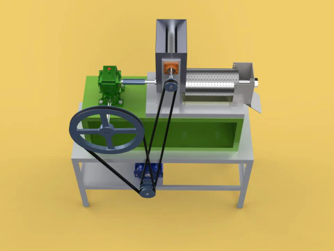 EXTRACTOR DE CREMA DE LECHE DE COCO PRENSA EXPRIMIDOR TRITURADORA Modelo 3D